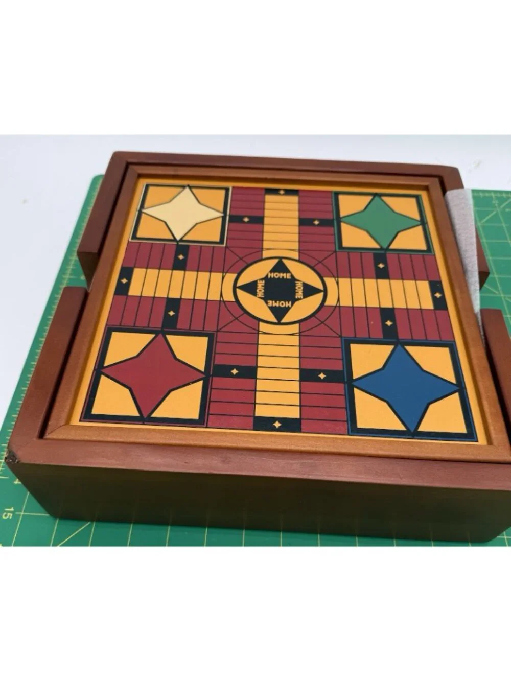 9 Family Games Set Wood Chess Checkers Cribbage By Country Class New READ